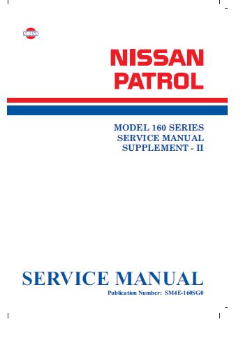 Full Download Nissan Patrol Mq 160 61 Service Repair Manual 