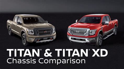 Clash of the Titans: Comparing the Specs of Nissan Titan vs Nissan Titan XD