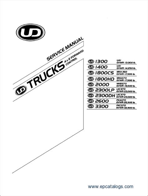 Download Nissan Ud 1400 Service Manual 