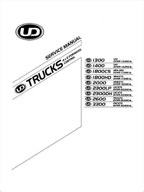 Read Online Nissan Ud Truck Repair Manual 