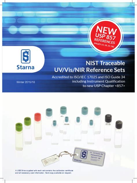 Nist Traceable Uv Vis Nir Reference Sets