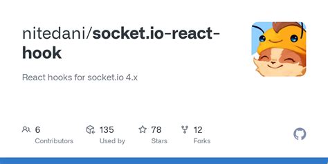 nitedani/socket.io-react-hook - Github