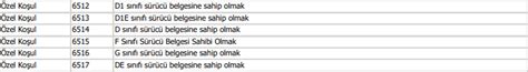 nitelik kodu veya 6514 özel şartının amacı memur olmak isteyen sürücülerin eski ehliyetlerini yeni ehliyetleri ile değiştirmesini sağlamaktır.