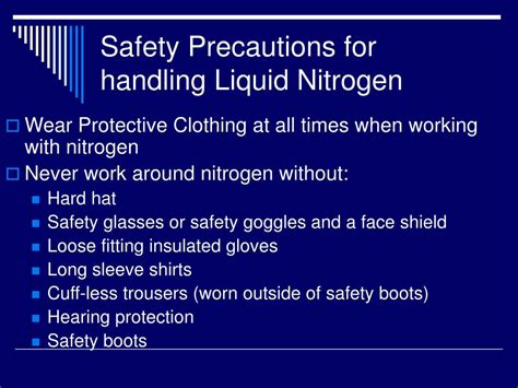 Nitrogen Safety Precautions