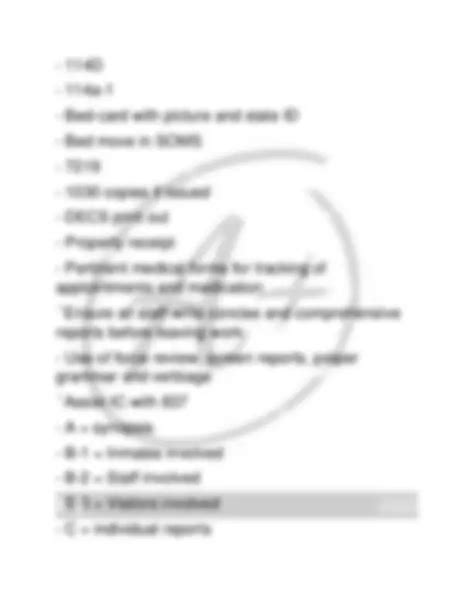 Njdoc Sergeants Exam Study Guide