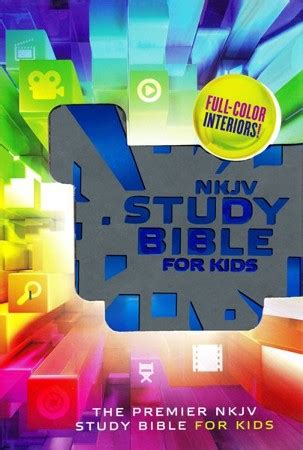 Read Nkjv Study Bible For Kids Grey Blue Cover 