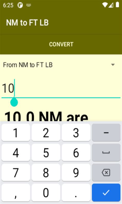 nm to in lbs calculator