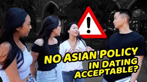 no asian policy on online dating