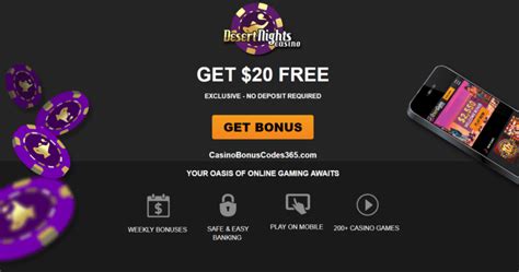 no deposit bonus codes for desert nights casino bztv canada