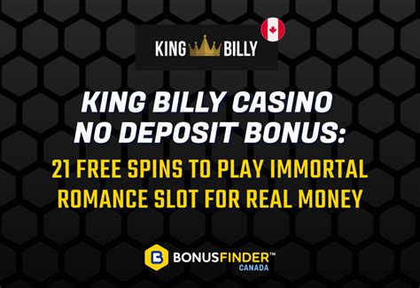 no deposit bonus king billy vins