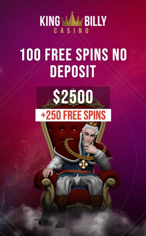 no deposit free spins king billy tzrd