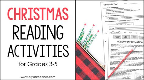 No Fluff Christmas Reading Activities For Grades 3 Christmas Ela Worksheet Grade 3 - Christmas Ela Worksheet Grade 3