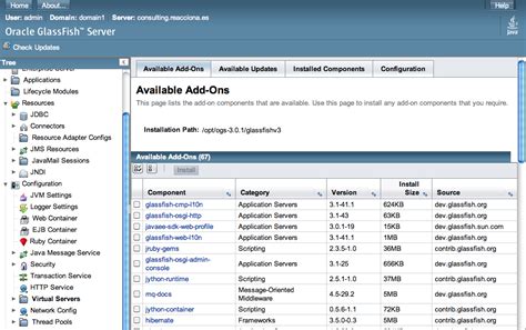 no glassfish runtime available - Oracle Forums