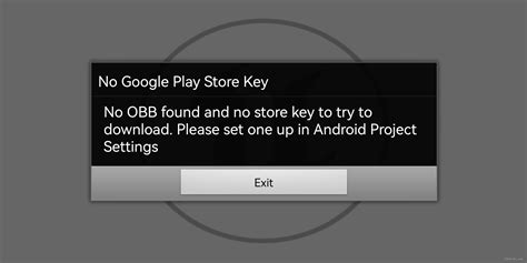 no google play store key