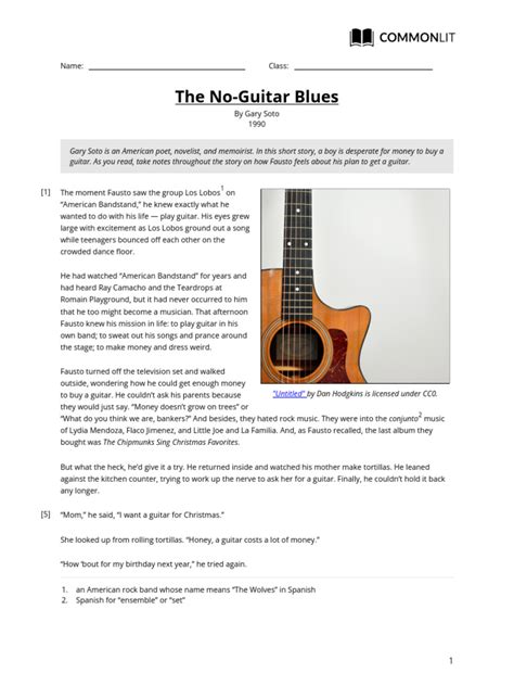 No Guitar Blues