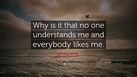 No One Understands Me