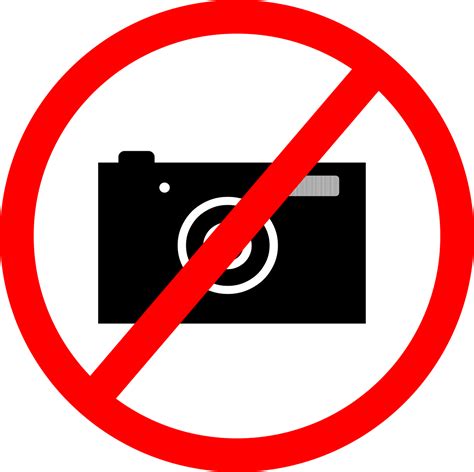 no picture taking