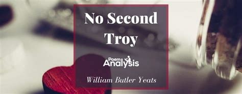 No Second Troy Analysis