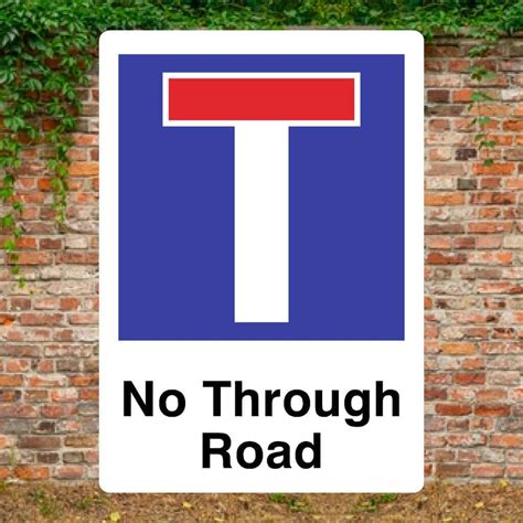 No Through Road