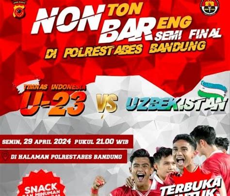 NOBAR TIMNAS DI BANDUNG：Merapat! 3 Lokasi Nobar Persib vs Zhejiang China Malam Ini, Cek