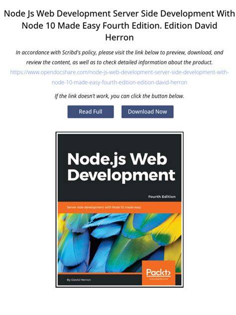 node js web development server side development w