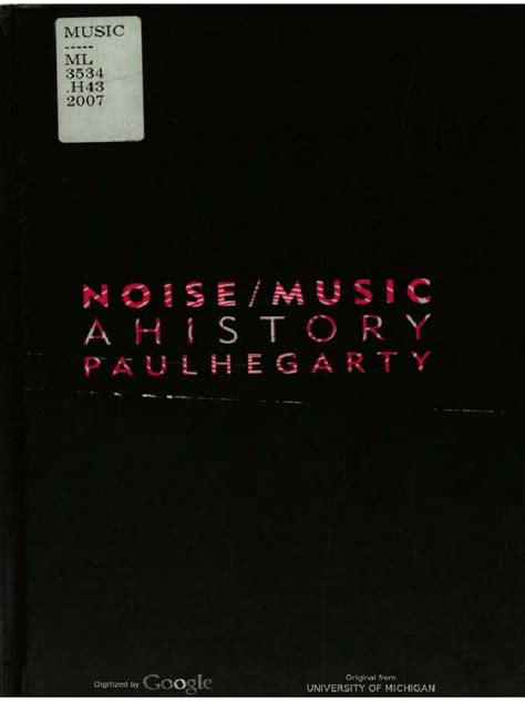 Read Noise Music A History Paul Hegarty 