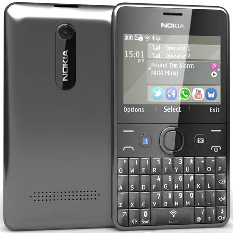 nokia asha 210 black
