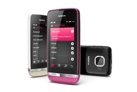Nokia Asha Mp3 Player Touch Screen