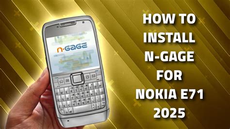 Nokia E71 Line Application Install