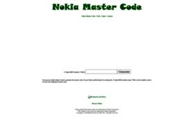 nokia s master code