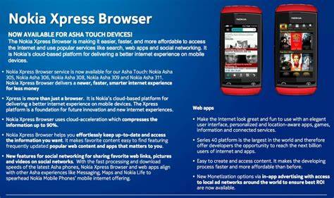 nokia xpress browser nokia asha 206
