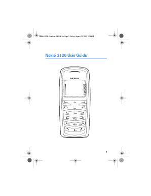 Download Nokia 2126 User Guide 