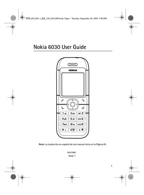 Read Online Nokia 6030 User Guide 