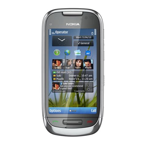 Read Nokia C7 00 User Guide 