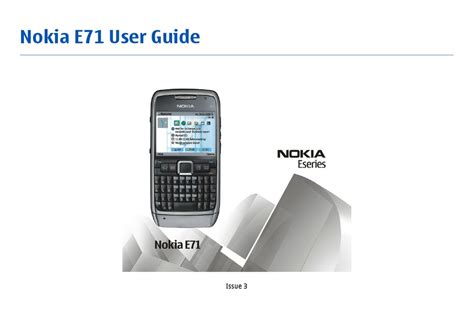 Full Download Nokia E71 2 Sim User Guide 
