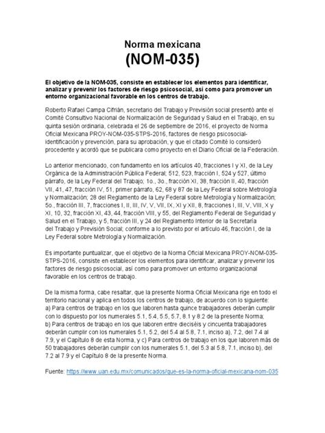 Nom 035 Pdf