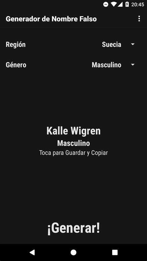 Nombre Falso