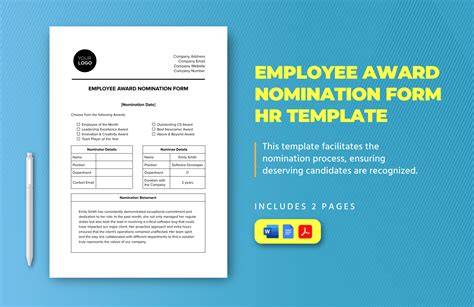 nominate employee for award sample