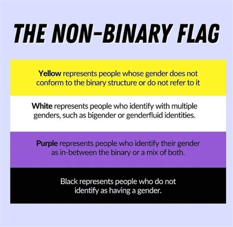 non binary flag colors meaning