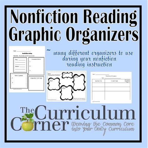 Non Fiction Reading Graphic Organisers Teacher Made Graphic Organizers For Nonfiction - Graphic Organizers For Nonfiction
