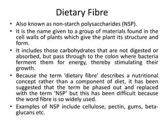 Non Starch Polysaccharides