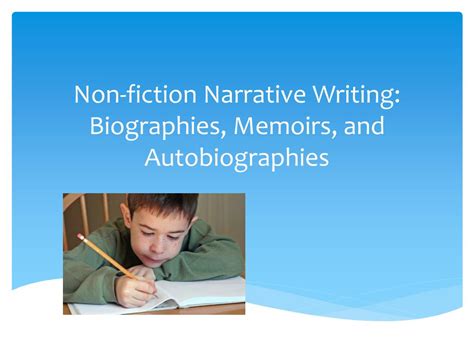 non-fiction unit 1 biography and autobiography