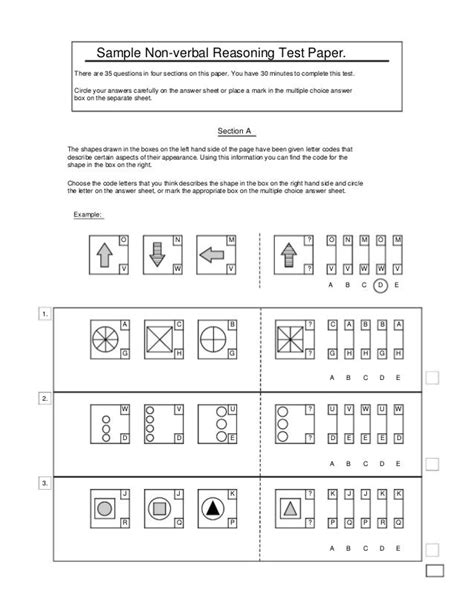 Read Non Verbal Reasoning Test Papers Online File Type Pdf 