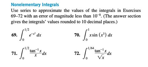 Nonelementary Integral