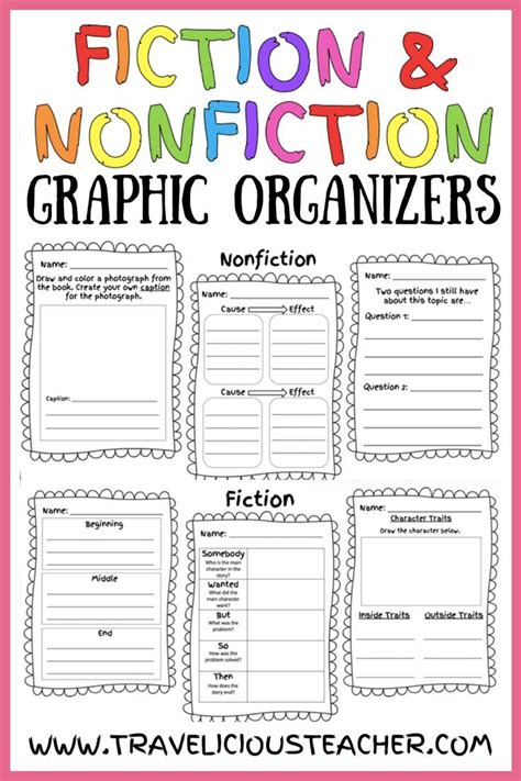 Nonfiction Comprehension Strategy Graphic Organizers 8211 Graphic Organizer For Nonfiction Text - Graphic Organizer For Nonfiction Text