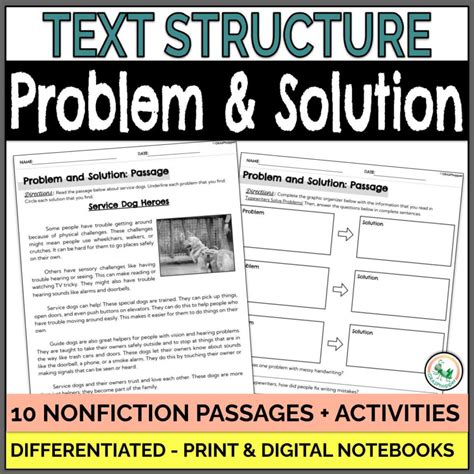 Nonfiction Problem Solution Passages