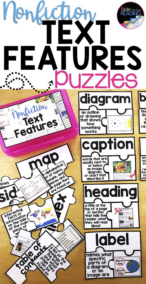 Nonfiction Text Features Activity For 3rd 5th Grade Text Features Worksheets 5th Grade - Text Features Worksheets 5th Grade