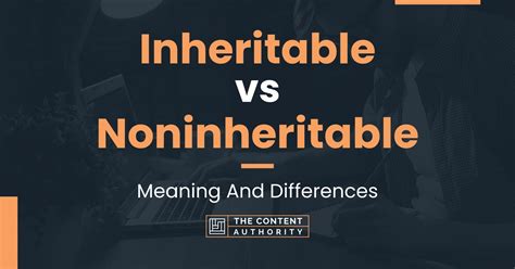 noninheritable - wiktionary.en-academic.com