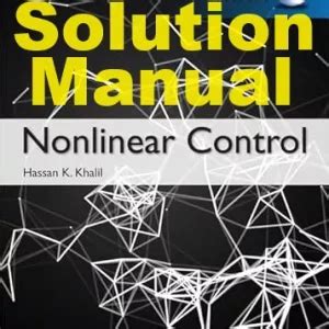 Nonlinear Control Khalil Solution