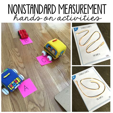 Nonstandard Measurement Activities In First Grade First Grade Measurement Activities - First Grade Measurement Activities